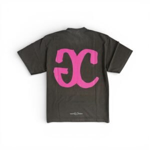GC PINK LOGO OVERSIZED TEE